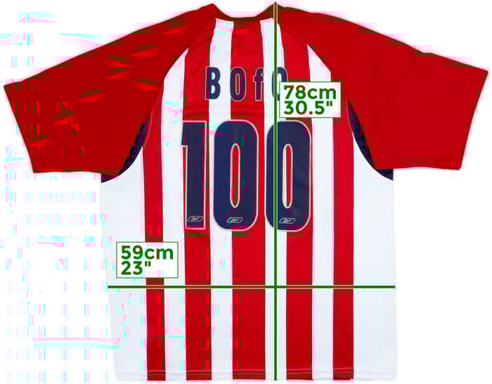 2005-06 Chivas Guadalajara Home Shirt Bofo #100 - 7/10 - (L)