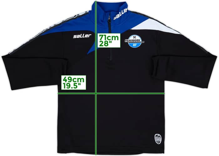 2015-16 Paderborn Saller 1/4 Zip Drill Top - 8/10 - (S)