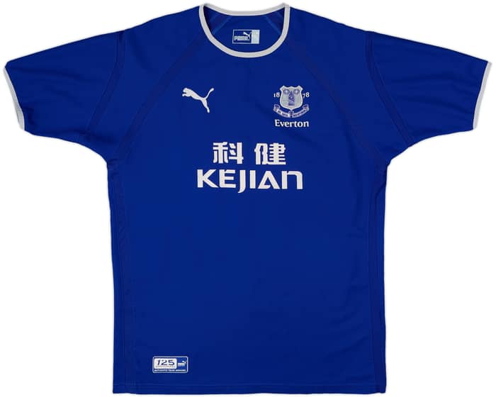 2003-04 Everton Home Shirt Ferguson #10 - 8/10 - (S)