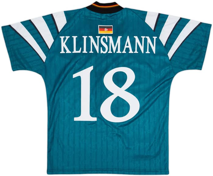 1996-98 Germany WM2006 Away Shirt Klinsmann #18 - 8/10 - (M)