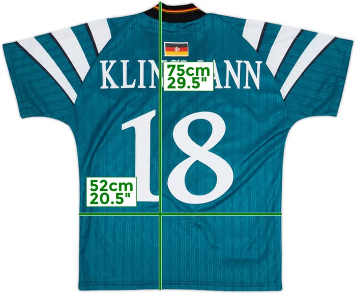 1996-98 Germany WM2006 Away Shirt Klinsmann #18 - 8/10 - (M)
