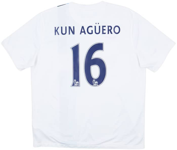 2013-14 Manchester City Third Shirt Kun Aguero #16 - 8/10 - (XL)
