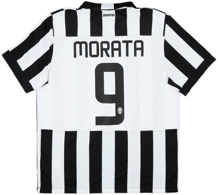 2014-15 Juventus Home Shirt Morata #9 - 8/10 - (XL)