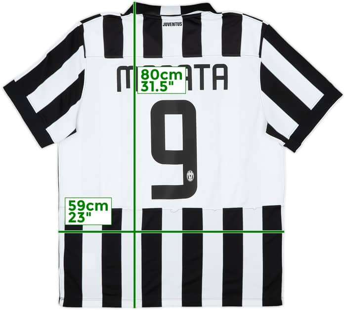 2014-15 Juventus Home Shirt Morata #9 - 8/10 - (XL)