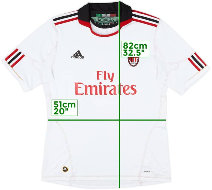 2010-11 AC Milan Away Shirt - 7/10 - (L)