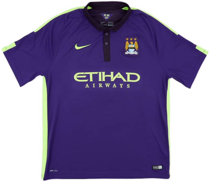 2014-15 Manchester City Third Shirt Silva #21 - 7/10 - (XL)
