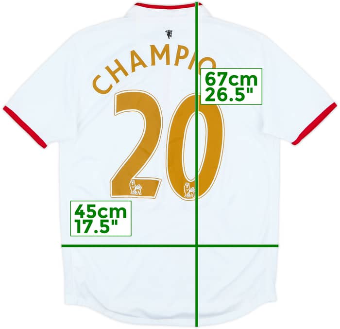 2012-14 Manchester United Away Shirt Champions #20 - 8/10 - (L.Boys)