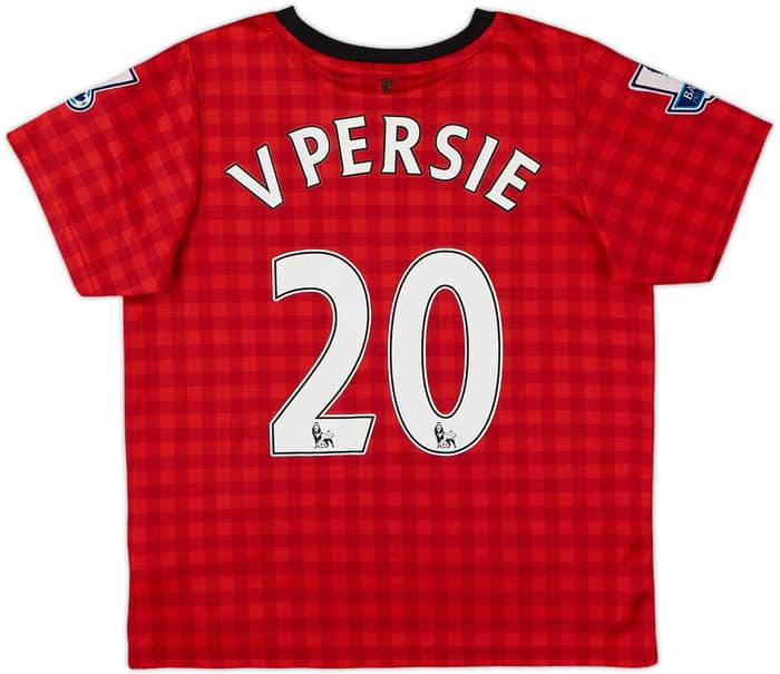 2012-13 Manchester United Home Shirt V.Persie #20 - 8/10 - (S.Boys)