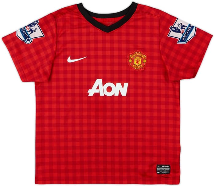 2012-13 Manchester United Home Shirt V.Persie #20 - 8/10 - (S.Boys)