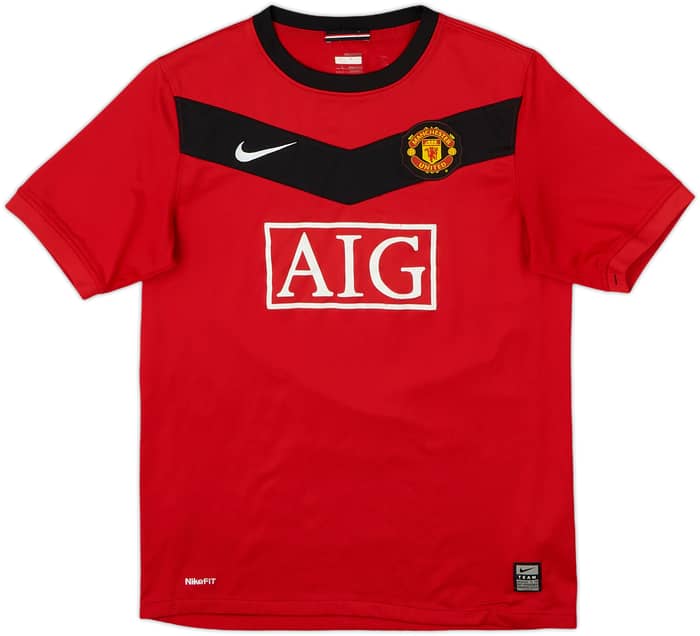 2009-10 Manchester United Home Shirt Rooney #10 - 6/10 - (L.Boys)