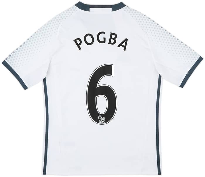 2016-17 Manchester United Third Shirt Pogba #6 - 7/10 - (L.Boys)
