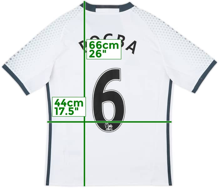 2016-17 Manchester United Third Shirt Pogba #6 - 7/10 - (L.Boys)