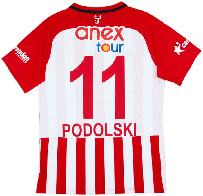 2019-20 Antalyaspor Away Shirt Podolski #11 - 7/10 - (M)