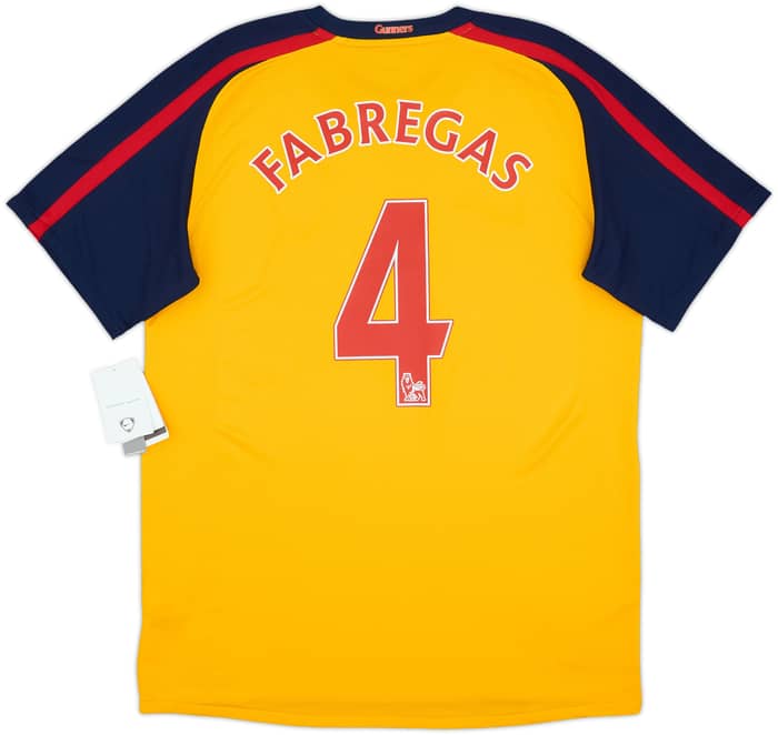2008-09 Arsenal Away Shirt Fabregas #4 (M)