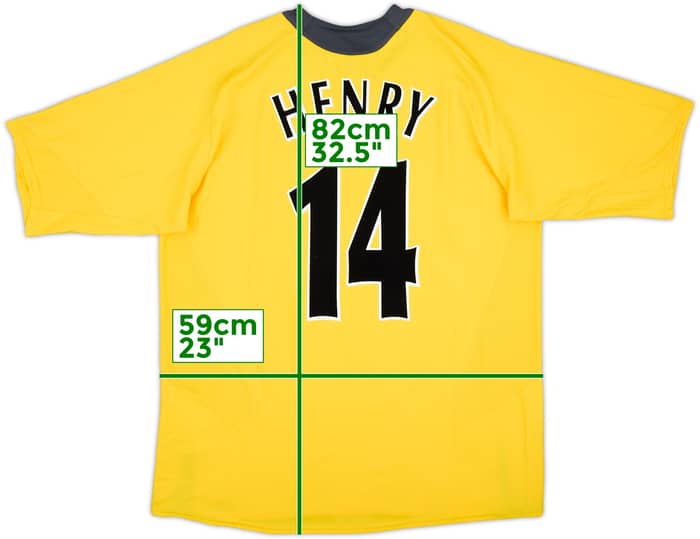 2005-06 Arsenal Away Shirt Henry #14 (XL)
