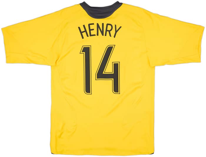 2006-07 Arsenal Away Shirt Henry #14 - 8/10 - (M)