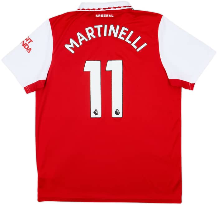 2022-23 Arsenal Home Shirt Martinelli #11 - 7/10 - (XL)