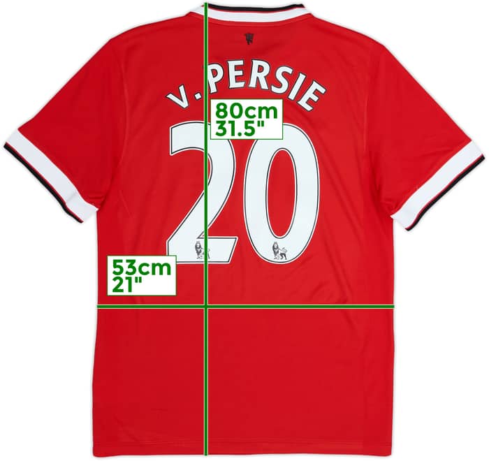 2014-15 Manchester United Home Shirt V.Persie #20 - 6/10 - (S)