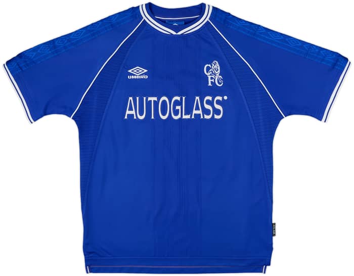 1999-01 Chelsea Home Shirt Zola #25 - 6/10 - (L)