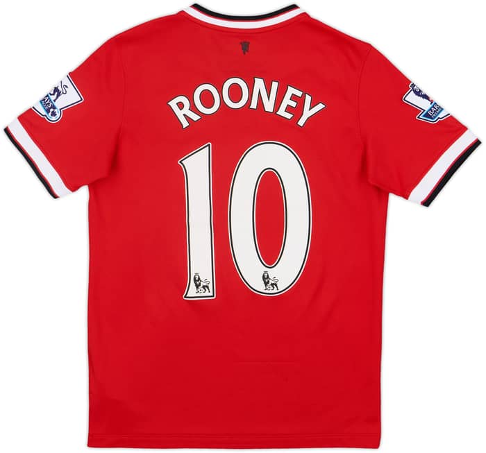2014-15 Manchester United Home Shirt Rooney #10 - 5/10 - (L.Boys)