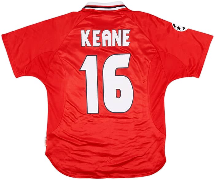 1999-00 Manchester United 'CL Winners' Shirt Keane #16 - 8/10 - (M)