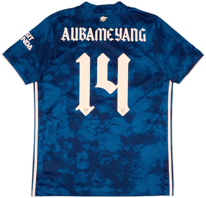 2020-21 Arsenal Third Shirt Aubameyang #14 - 7/10 - (L)