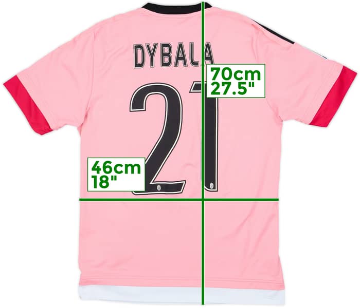 2015-16 Juventus Away Shirt Dybala #21 - 8/10 - (S)
