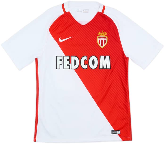 2016-17 Monaco Home Shirt Mbappe #29 - 8/10 - (M)
