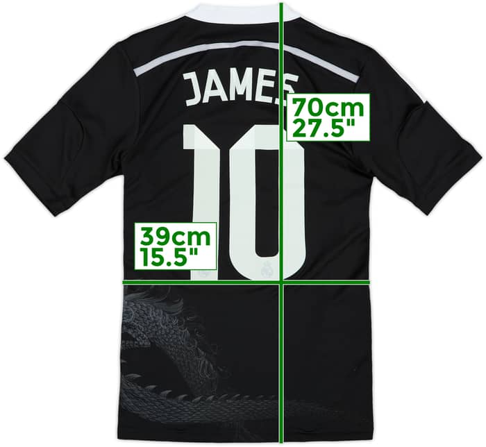 2014-15 Real Madrid Third Shirt James #10 - 8/10 - (XS)