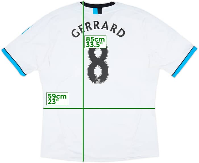 2011-12 Liverpool Third Shirt Gerrard #8 - 7/10 - (XXL)