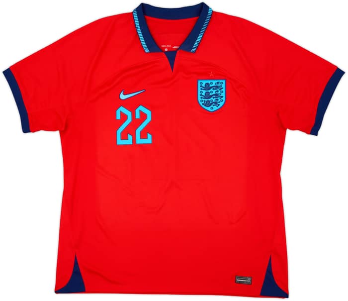 2022-23 England Away Shirt Bellingham #22 - 8/10 - (XL)