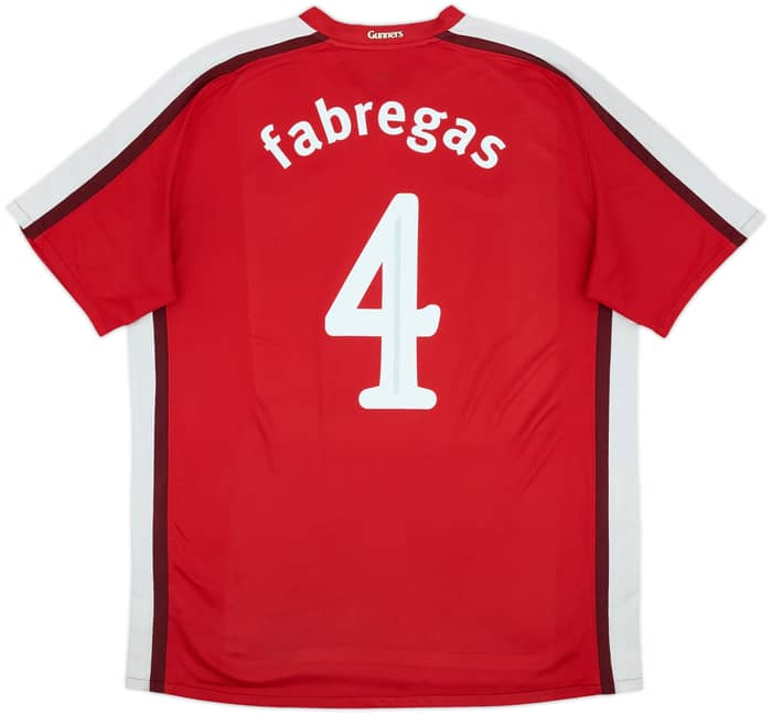 2008-10 Arsenal Home Shirt Fabregas #4 - 5/10 - (XL)