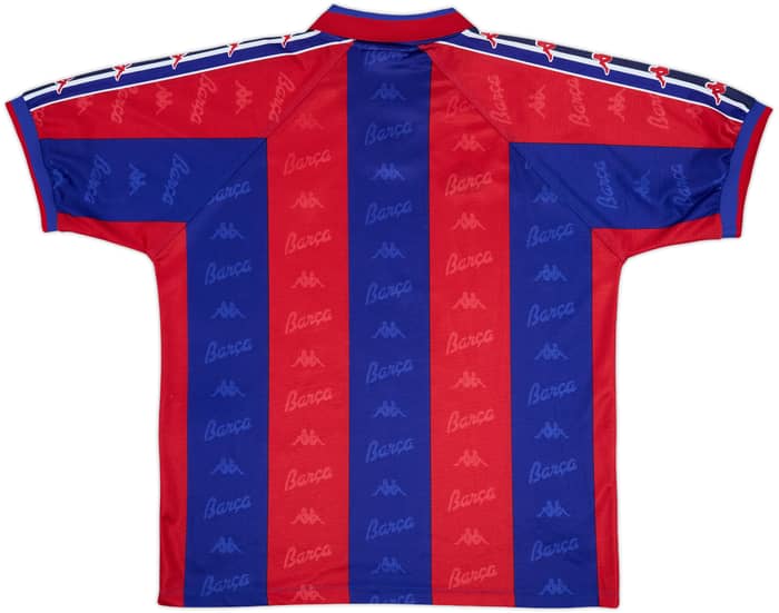 1995-97 Barcelona Home Shirt - 9/10 - (XL)