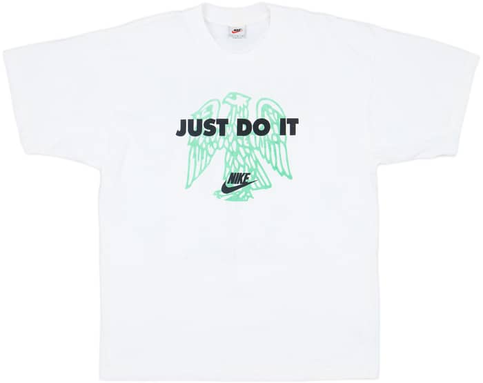 1996 Nigeria Nike Graphic Tee - 7/10 - (L)