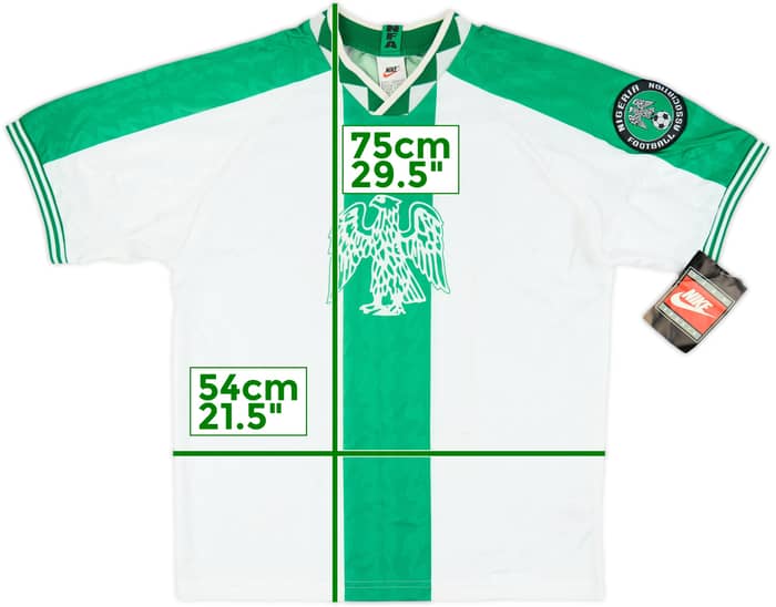 1996-98 Nigeria Player Issue Nike Training Shirt (L)