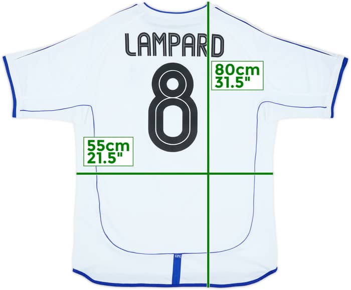 2001-03 Chelsea Away Shirt Lampard #8 - 8/10 - (L)