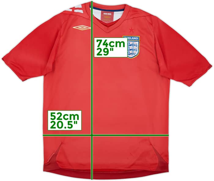 2006-08 England Away Shirt - 4/10 - (M)