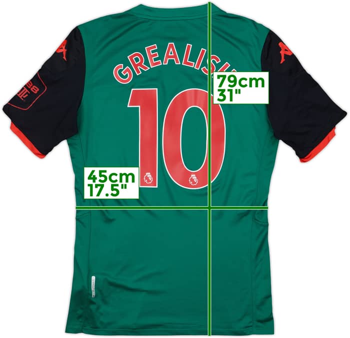 2019-20 Aston Villa Third Shirt Grealish #10 - 8/10 - (L)