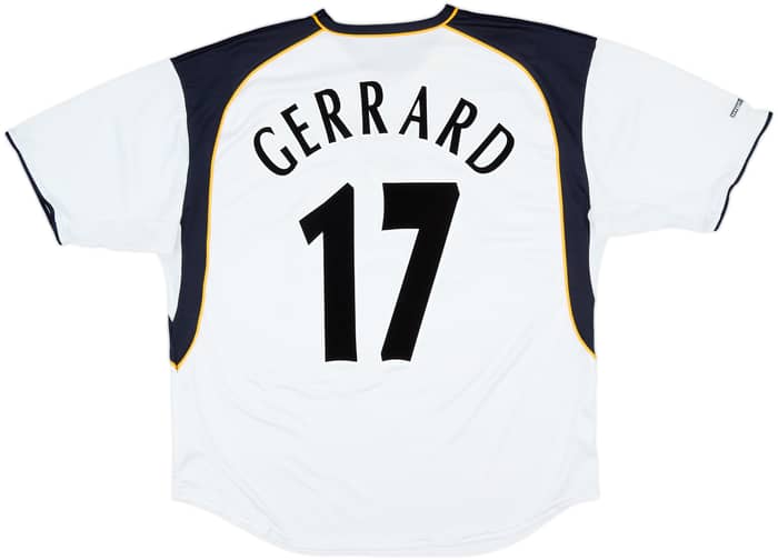 2001-03 Liverpool Away Shirt Gerrard #17 - 7/10 - (L)