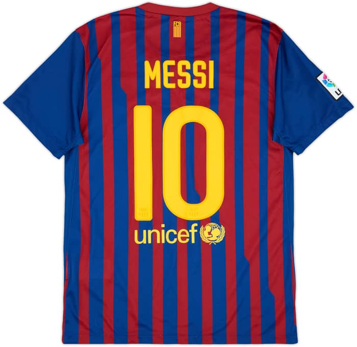 2011-12 Barcelona Home Shirt Messi #10 - 8/10 - (M)