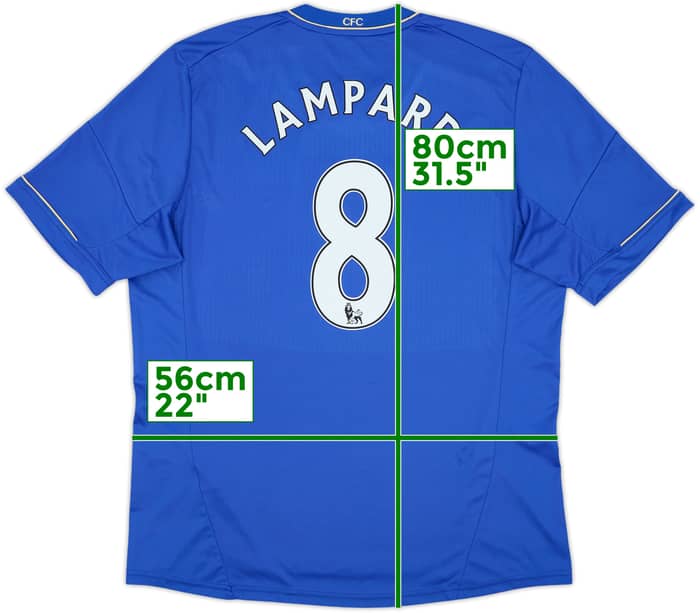 2012-13 Chelsea Home Shirt Lampard #8 - 6/10 - (XL)