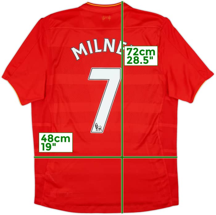 2016-17 Liverpool Home Shirt Milner #7 - 8/10 - (M)