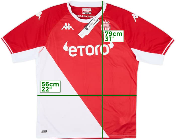 2021-22 Monaco Home Shirt (XXL)