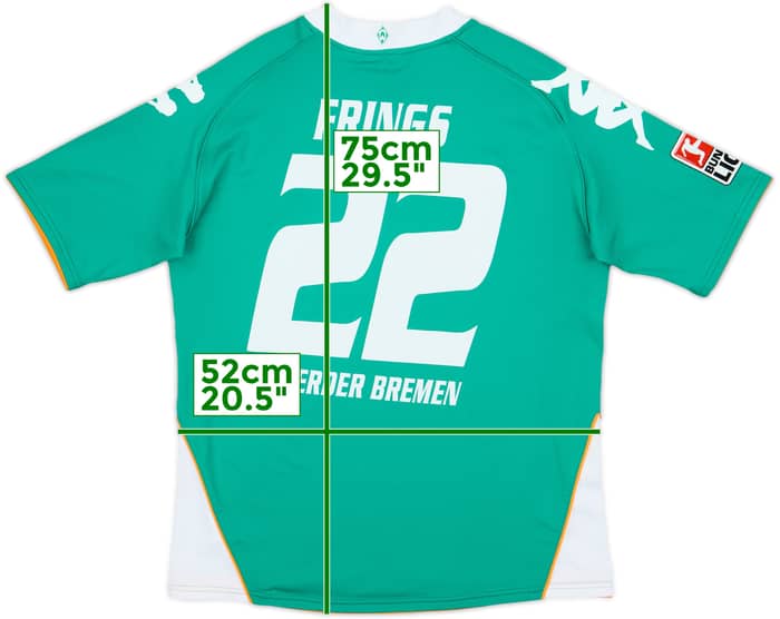 2007-08 Werder Bremen Home Shirt Frings #22 - 8/10 - (XL)