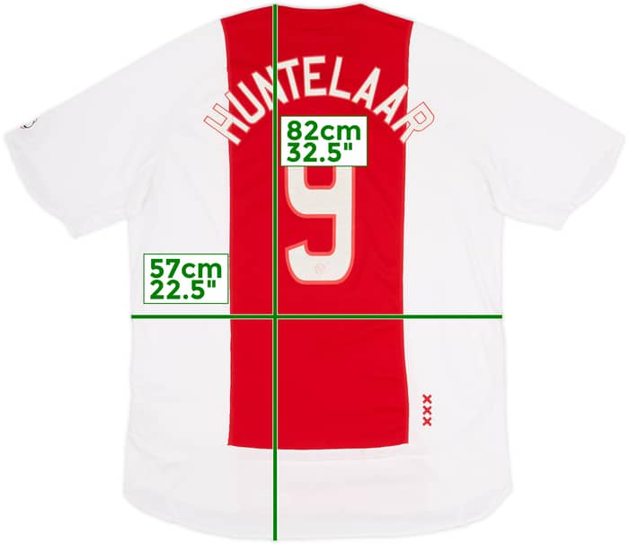 2006-07 Ajax Home Shirt Huntelaar #9 - 5/10 - (L)