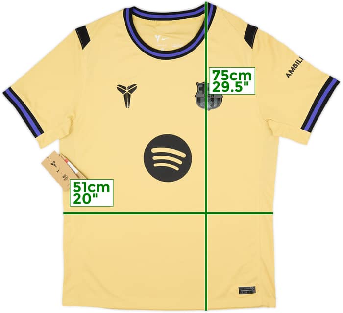 2025-26 Barcelona Away Shirt (L)