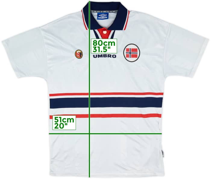 1998-00 Norway Away Shirt - 4/10 - (L)