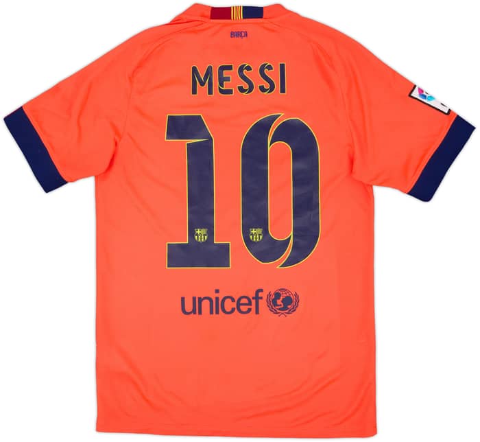 2014-15 Barcelona Away Shirt Messi #10 - 8/10 - (S)