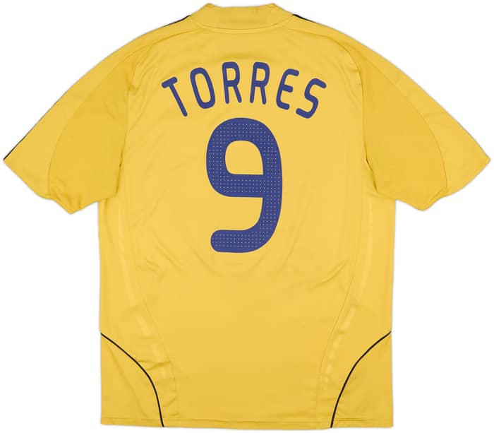 2008-10 Spain Away Shirt Torres #9 - 6/10 - (L)