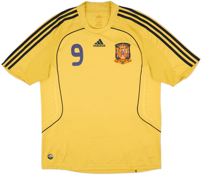2008-10 Spain Away Shirt Torres #9 - 6/10 - (L)